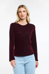 Velvet Underground Top - Burgundy