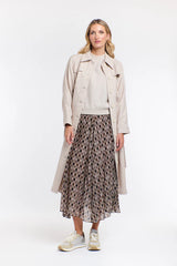 Westwood Check Skirt - Black/Brown