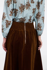 Dakota Cord Skirt - Brandy