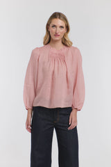 Ariel Long Sleeve Top - Tea Rose