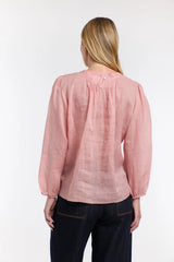 Ariel Long Sleeve Top - Tea Rose