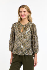 Medusa Top - Khaki