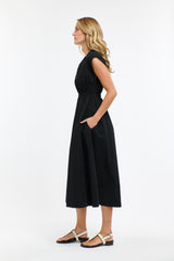 Cooper Cotton Dress - Black