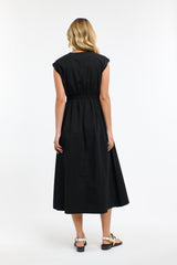 Cooper Cotton Dress - Black