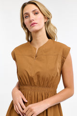 Cooper Cotton Dress - Butterscotch