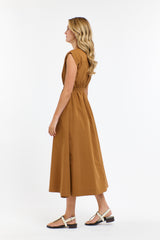 Cooper Cotton Dress - Butterscotch