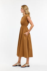 Cooper Cotton Dress - Butterscotch