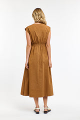 Cooper Cotton Dress - Butterscotch