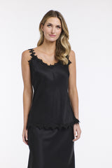 Sterling Satin Cami - Black