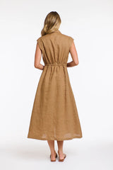 Sloane Sleeveless Dress - Toffee