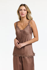 Sterling Satin Cami - Coco