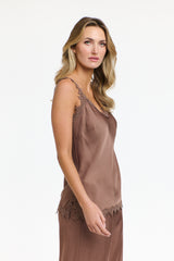 Sterling Satin Cami - Coco