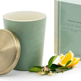 Citrus Grove 900g Vegan Leather Candle