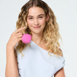 Eye Catcher charm with microfibre cleaning cloth - Hot Pink