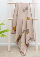 Roadie Cotton Knit Blanket - Natural