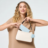 Eye Catcher charm with microfibre cleaning cloth - Sky Blue