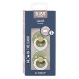 Bibs Dummy Night Glow - 2 Pack - Sage