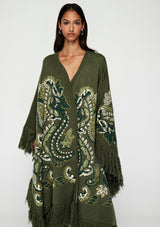 Sylva Jaquard Poncho