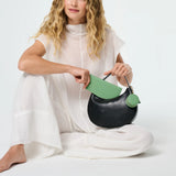 Eye Catcher charm with microfibre cleaning cloth - Sage