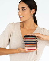 Alexis Zip Purse - Vintage Tan Multi