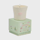 Bistro 8oz Macaron Embossed Ceramic Candle - Macaron
