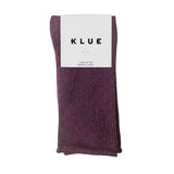Klue Glitter Lurex Socks - Burgundy