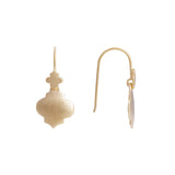 Mini Moroccan Drop Earrings - Gold