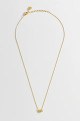 Trio Flower Necklace Gold and Silver Plated