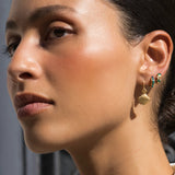Mini Moroccan Drop Earrings - Gold
