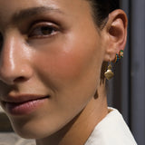 Mini Moroccan Drop Earrings - Gold