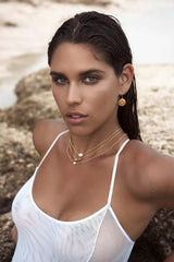 Pearl Teardrop Necklace Gold