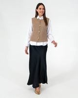 Josephine Bias Skirt - Black
