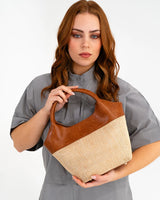 Miller Tote - Tan Weave