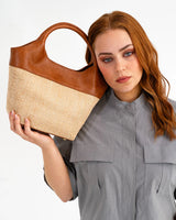 Miller Tote - Tan Weave