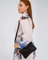 Molly Crossbody - Chocolate Weave