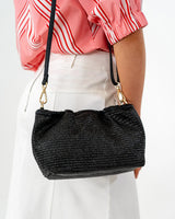 Monty Crossbody - Black Weave