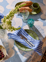 Vines Green Oval Plate