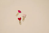 Set of 3 Paperclips - Love