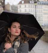 Anatole - Black folding micro-umbrella - Jane