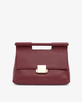 Payton Handbag - Burgundy Pebble