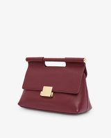 Payton Handbag - Burgundy Pebble