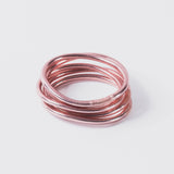 Buddhist Bracelet Thick - Rose Gold