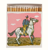 Pink Cowboy | Square - Safety Matches