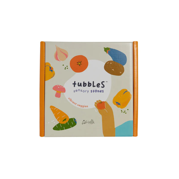 Tubbles Sensory Stones - Vibrant Veggies