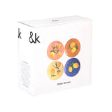 KLEVERING-Plate lemon full colour set of 4