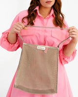 Zanzibar Bag - Taupe Mesh
