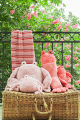 Confetti Stripe Baby Blanket - Pink