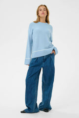 KAjinie Knit Pullover - Powder Blue