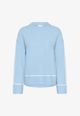 KAjinie Knit Pullover - Powder Blue