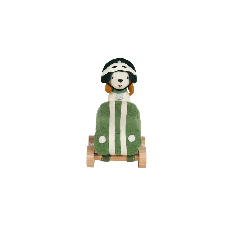 Holdie Dog-Go - Racer Boy - Green